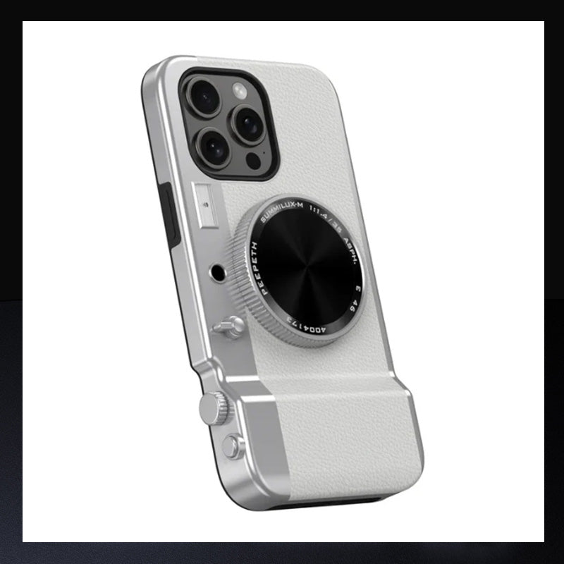 Integrated camera mobile phone cover