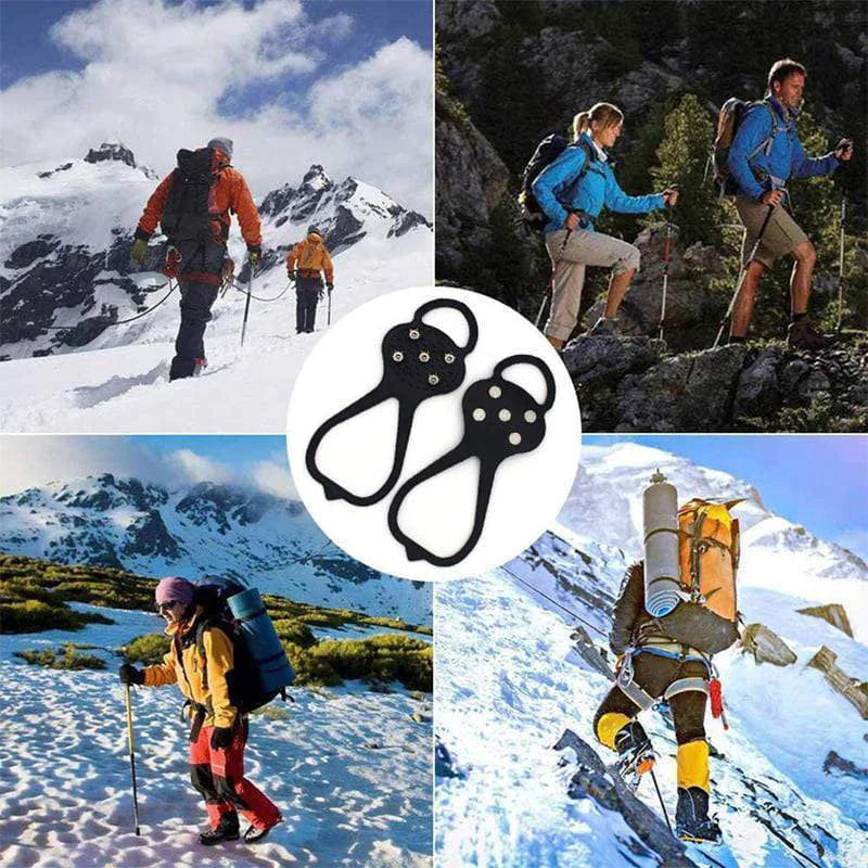 Traction Cleats Ice Snow Grips Anti-Slip Silikon/Mountaineering Crampons