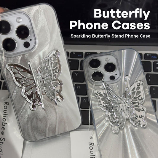 Shining Butterfly Holder Phone Case