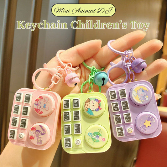 Mini Animal DJ Keychain