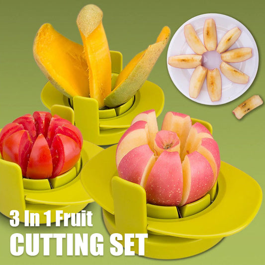 3 In 1 Fruit Cutting Set