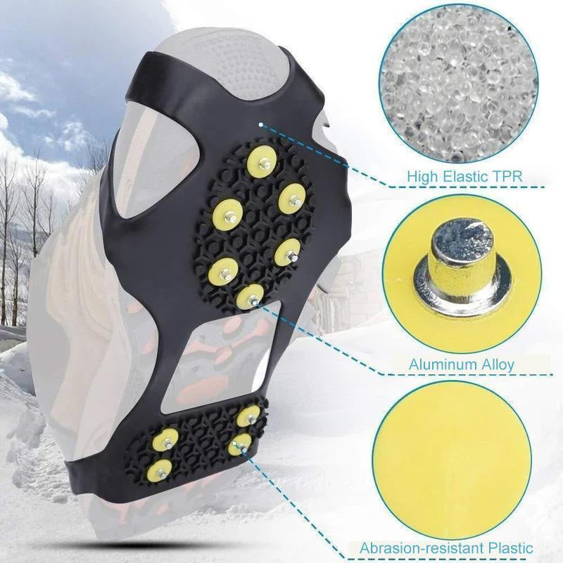 Traction Cleats Ice Snow Grips Anti-Slip Silikon/Mountaineering Crampons