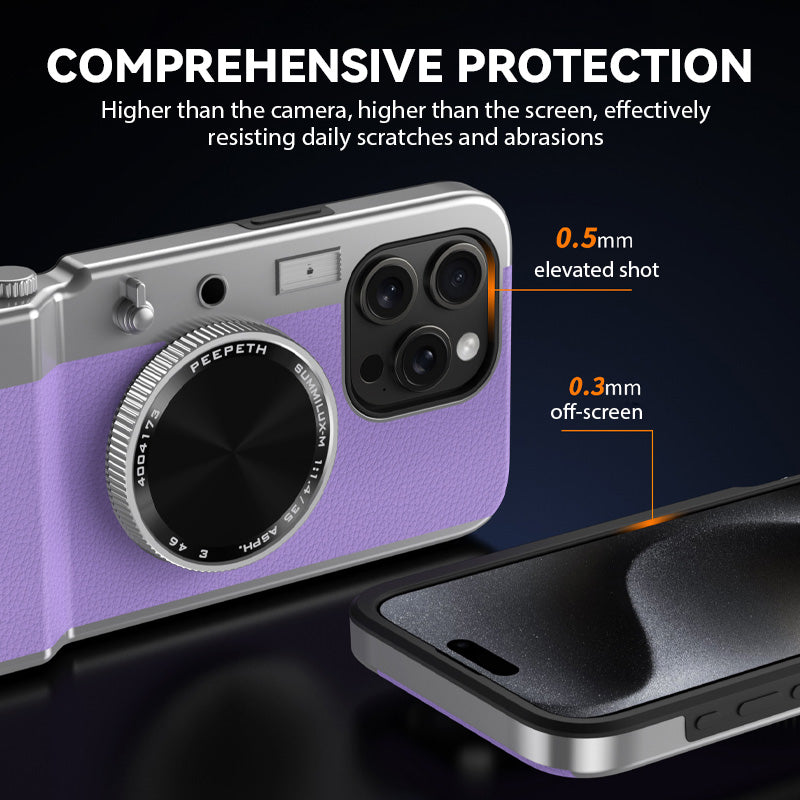 Integrated camera mobile phone cover