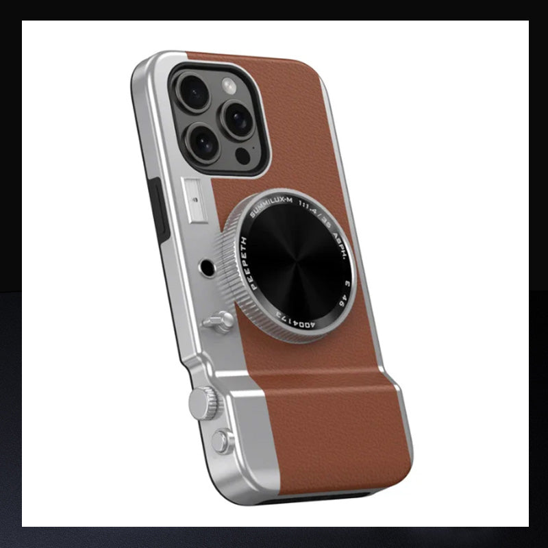 Integrated camera mobile phone cover