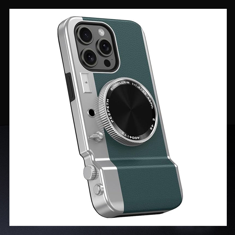 Integrated camera mobile phone cover